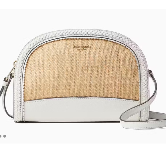 kate spade Handbags - Kate Spade Reiley Straw Dome Crossbody